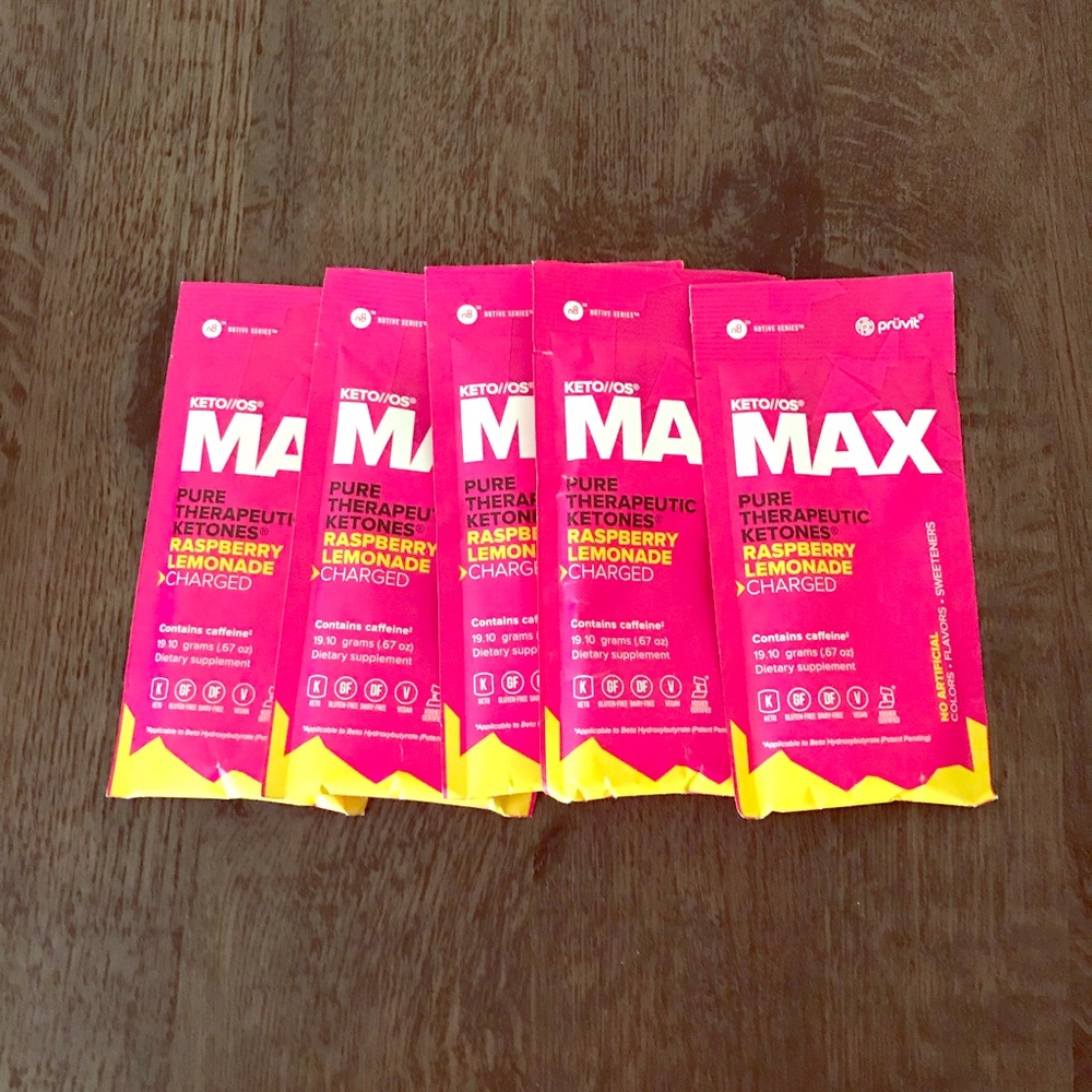 5 Day - Keto OS Max - Raspberry lemonade (Charged)